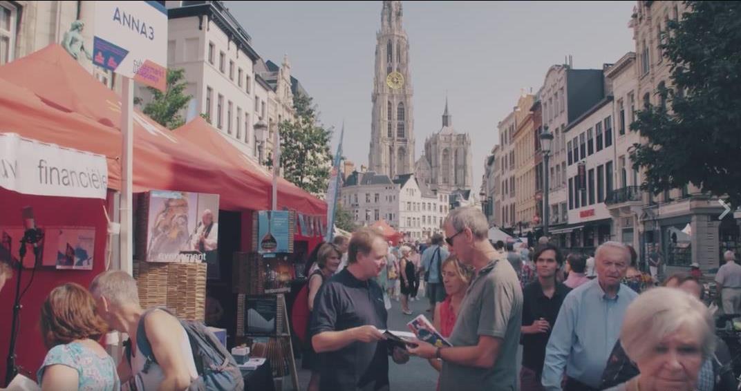 ANNA3 | ANNA3 op Cultuurmarkt Vlaanderen Antwerpen | Zondag 26 augustus 2018 | Suikerrui | Sint-Anna-ten-Drieënkerk Antwerpen Linkeroever